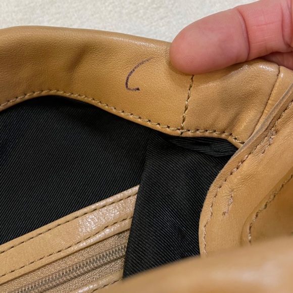 CC Skye tan leather tassel purse - Picture 7 of 15